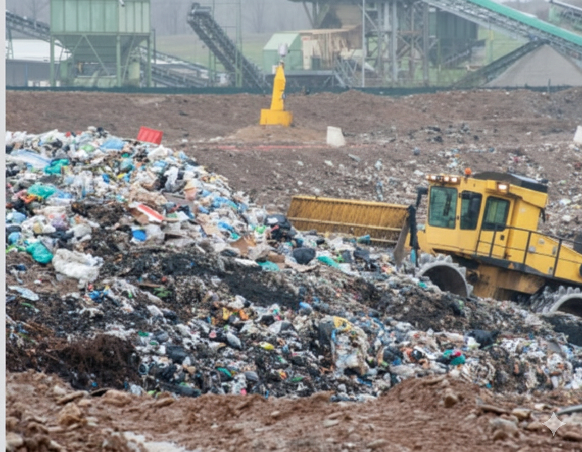 Instalación en vertedero